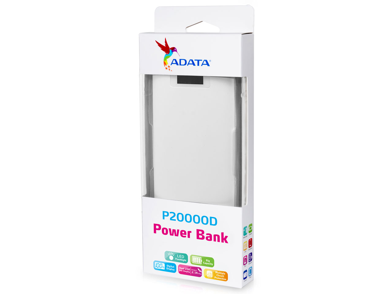 Power Bank AP20000D-DGT-5V-CWH [�z���C�g]
