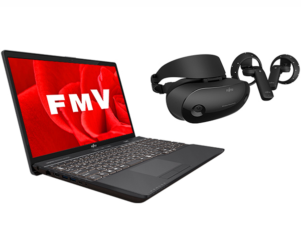 FMV LIFEBOOK AH�V���[�Y WA3/B3 KC_WA3B3_A084 MR�w�b�h�Z�b�g�t���ECore i7�E������16GB�ESSD 512GB�EBlu-ray�EOffice���ڃ��f�� [�u���C�g�u���b�N] �̐��i�摜