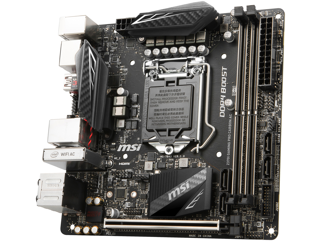 Z370I GAMING PRO CARBON AC