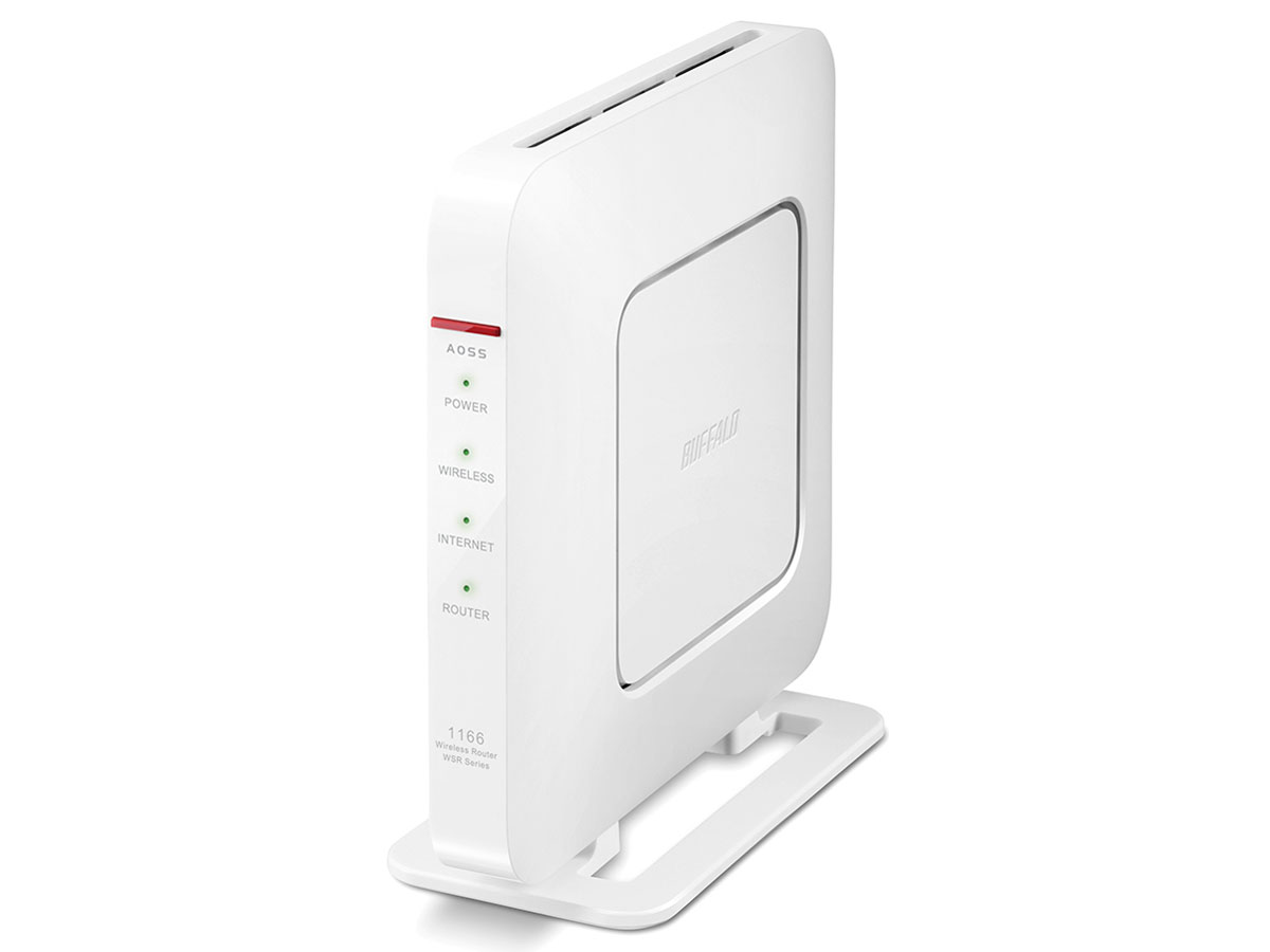 �w�{�� �΂߁x AirStation HighPower Giga WSR-1166DHP3/MWH [�z���C�g] �̐��i�摜