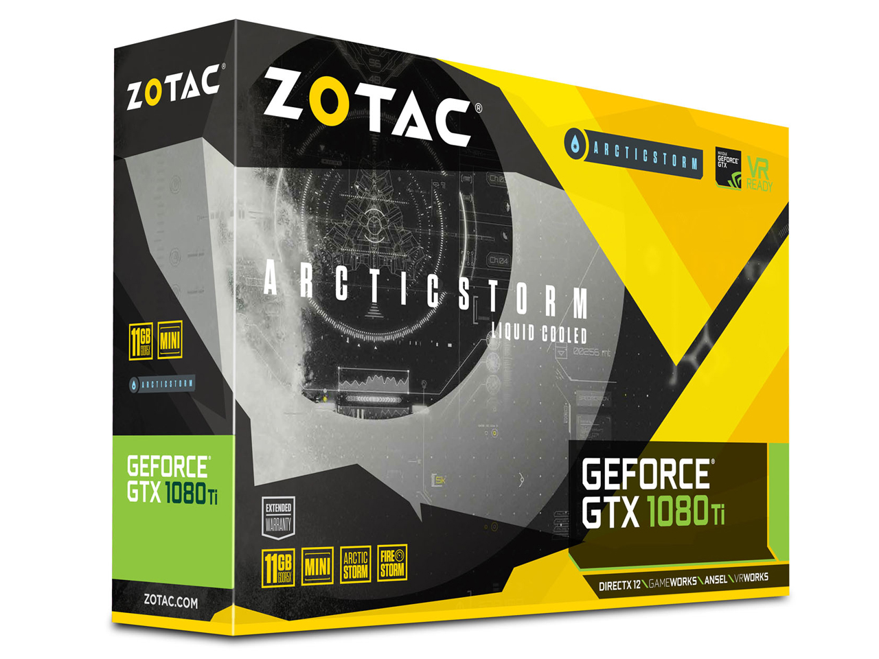 ZOTAC GeForce GTX 1080 Ti ArcticStorm Mini ZT-P10810H-30P [PCIExp 11GB]