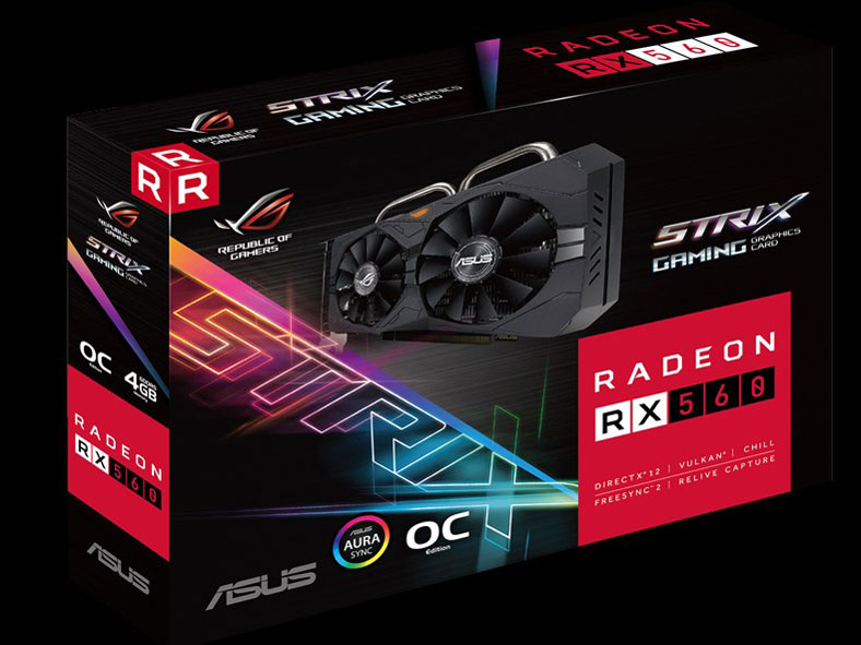 ROG-STRIX-RX560-O4G-EVO-GAMING [PCIExp 4GB]