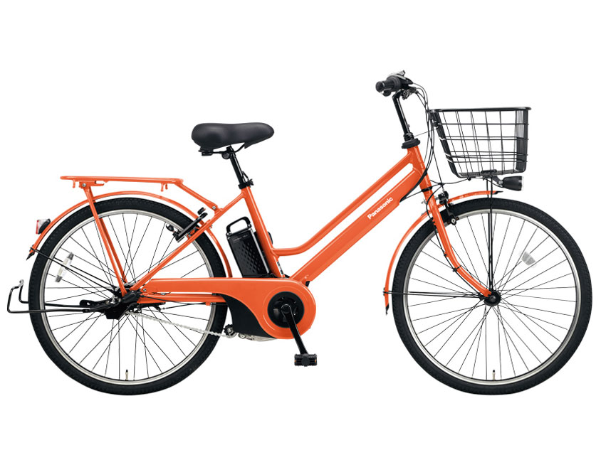 【新品・未使用】電動自転車　Panasonicティモ・S BE-ELST633 充電器付き 黒【チャイルドシート可能】 パナソニック ティモ・S BE-ELST633-K [ラセットオレンジ] + 専用充電