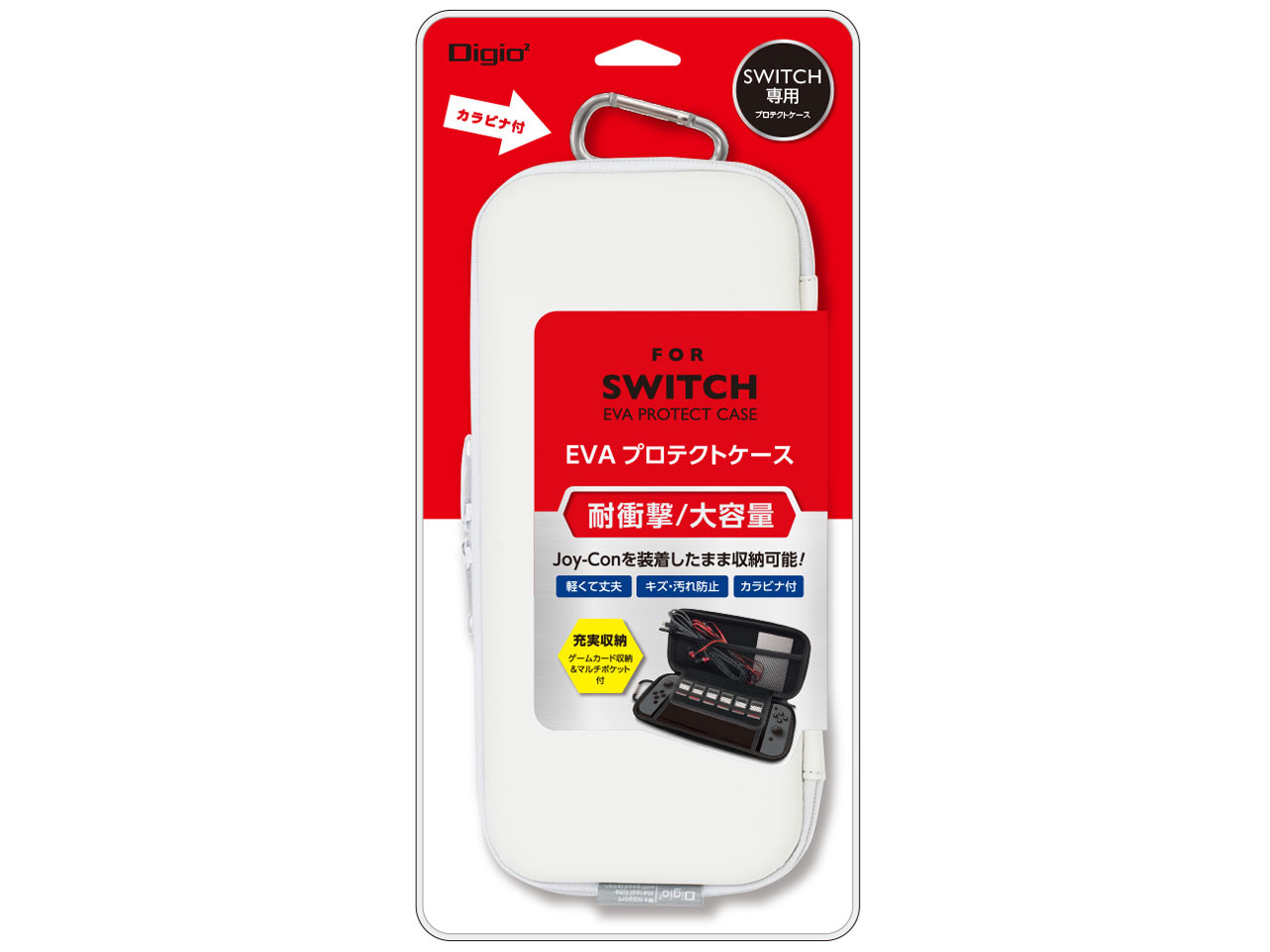 Digio2 �j���e���h�[SWITCH�p�v���e�N�g�P�[�X SZC-SWI01W [�z���C�g]