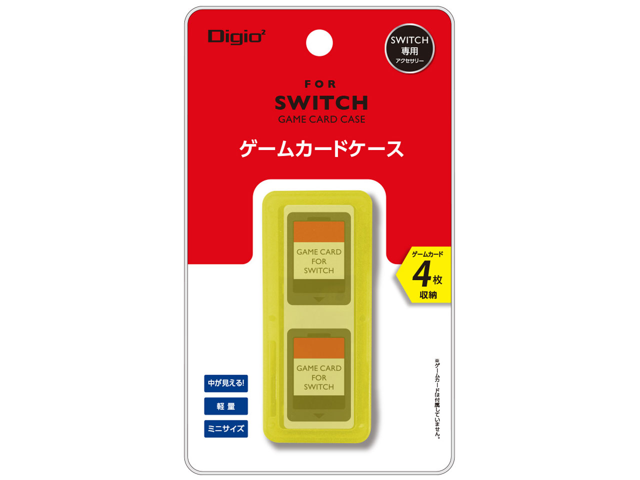 Digio2 SWITCH�p�Q�[���J�[�h�P�[�X4���� MCC-SWI03Y [�C�G���[]