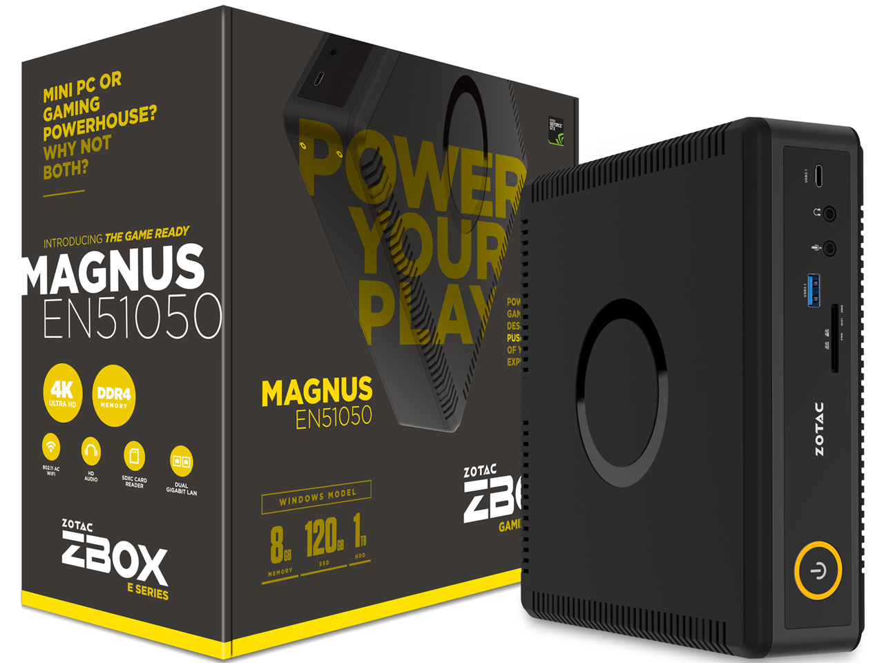 ZOTAC ZBOX MAGNUS EN51050 ZBOX-EN51050-J-W2B