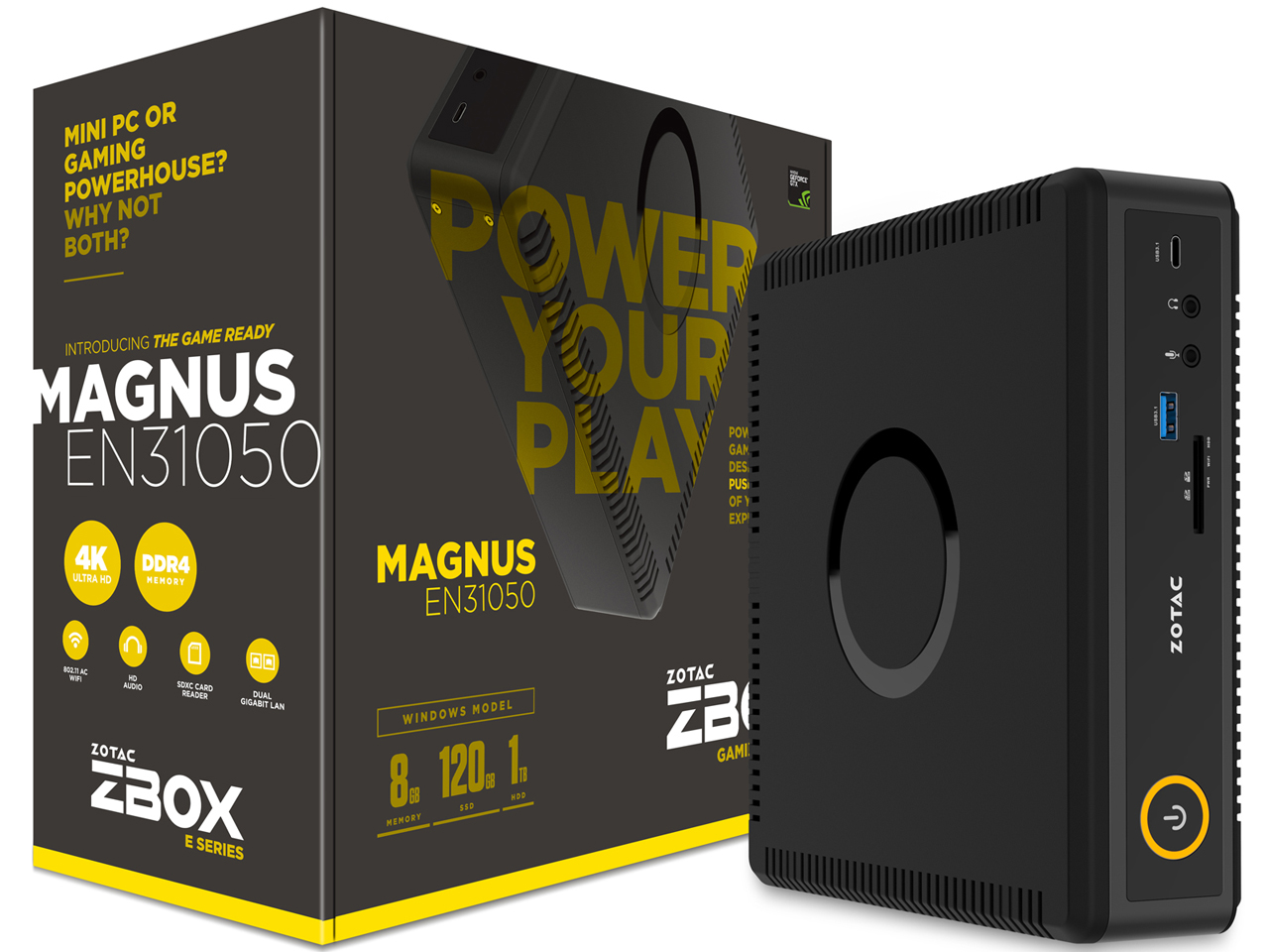 ZOTAC ZBOX MAGNUS EN31050 ZBOX-EN31050-J-W2B