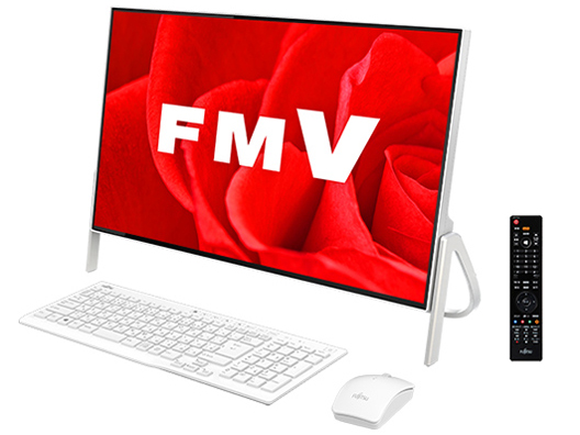 FMV ESPRIMO FH�V���[�Y WF1/B3 KC_WF1B3_A038 Core i7�ETV�@�\�E������8GB�ESSD 256GB+HDD 1TB�EBlu-ray�EOffice���ڃ��f�� [�z���C�g]