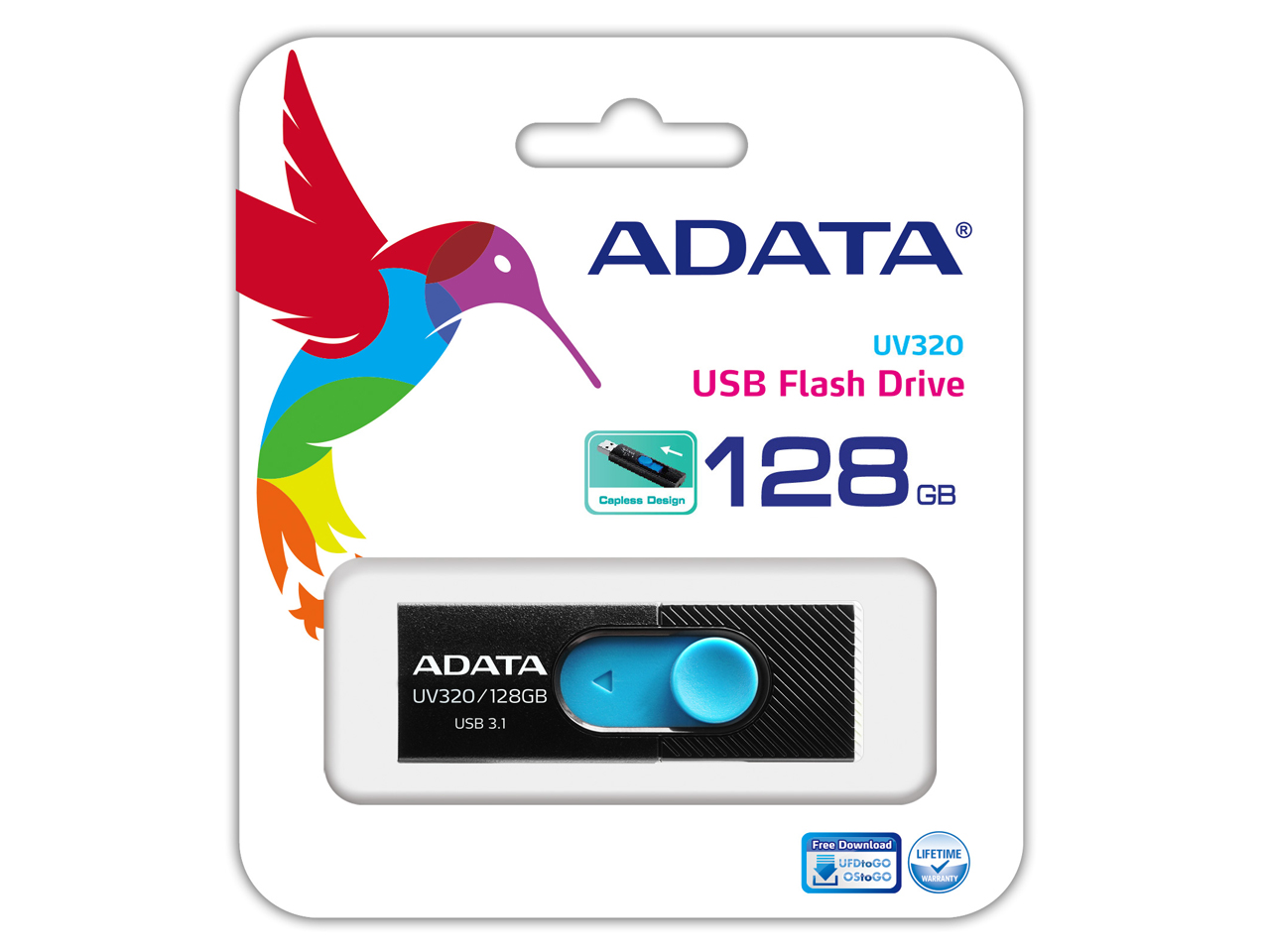 UV320 AUV320-128G-RBKBL [128GB �u���b�N/�u���[]