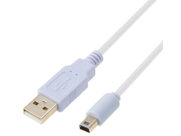 CYBER�EUSB�[�d�X�g���[�g�P�[�u��(New 2DS LL�p) CY-N2DLSTC1-WP [1.2m �z���C�g×�p�[�v��] �̐��i�摜