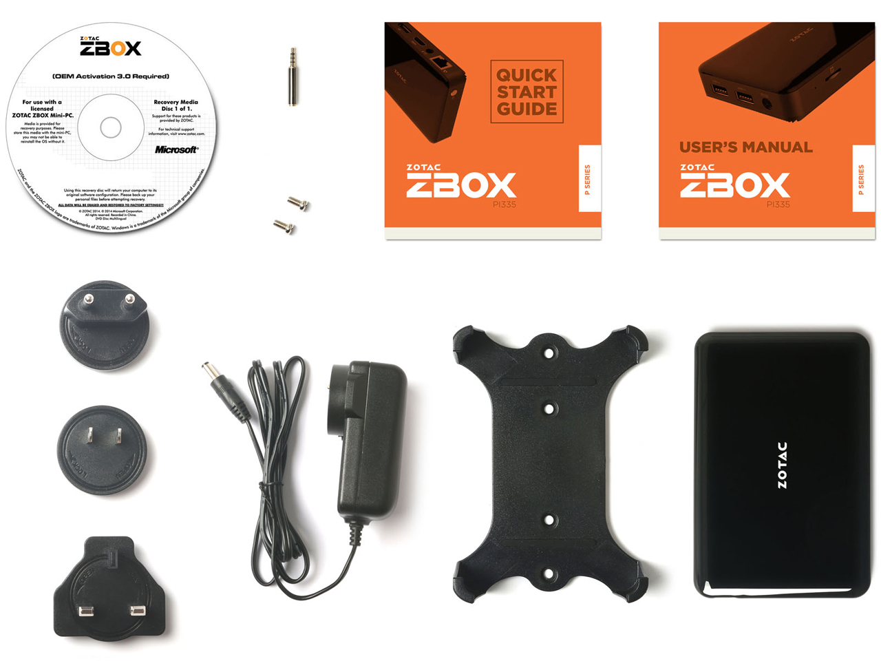 ZOTAC ZBOX PI335 ZBOX-PI335-W2B