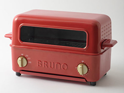 J1018 ブルーノ トースターグリル BOE033 楽天市場】ブルーノ bruno トースターグリル レッド BOE033-RD
