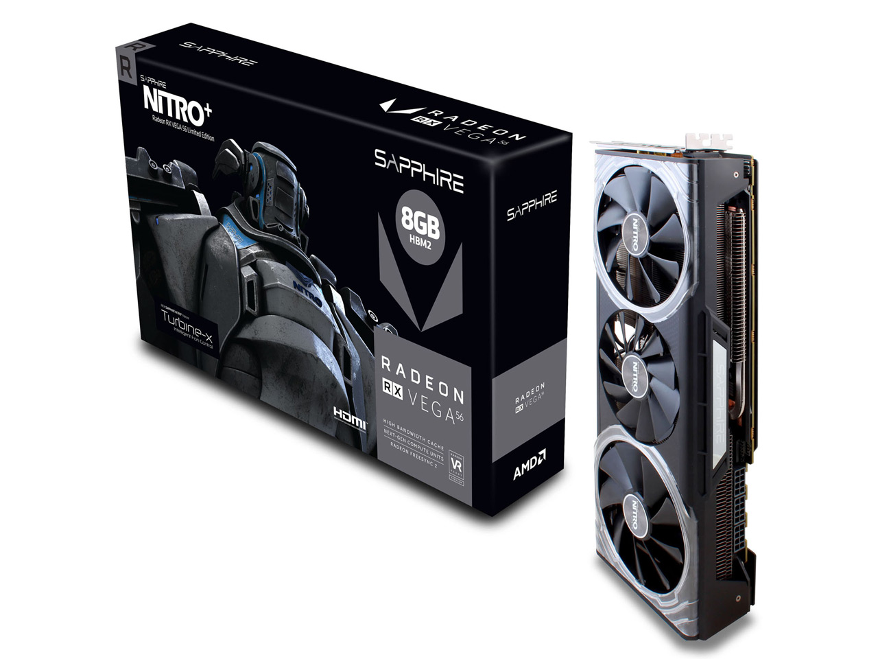 SAPPHIRE NITRO+ RADEON RX VEGA 56 8G HBM2 LIMITED EDITION [PCIExp 8GB]