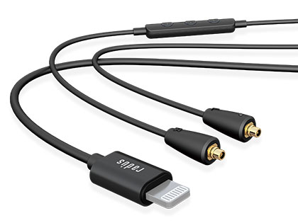 Ne HC-M100LK Lightning��MMCX [�u���b�N 1.2m] �̐��i�摜