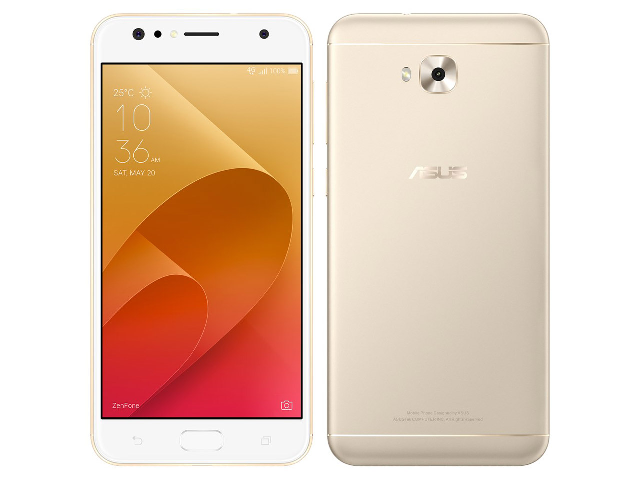 ZenFone 4 Selfie SIM�t���[ [�T�����C�g�S�[���h] �̐��i�摜