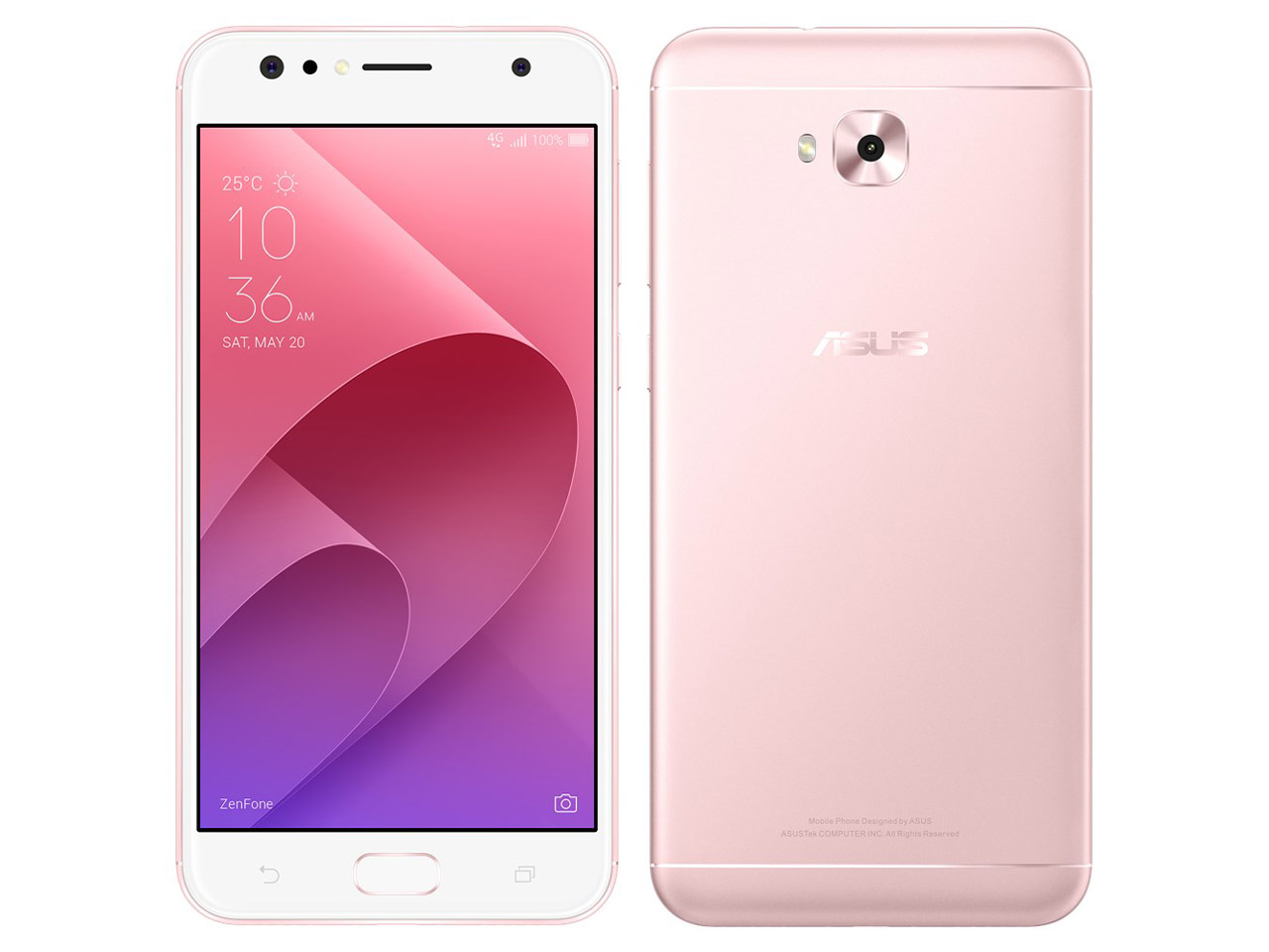 ZenFone 4 Selfie SIM�t���[ [���[�Y�s���N] �̐��i�摜