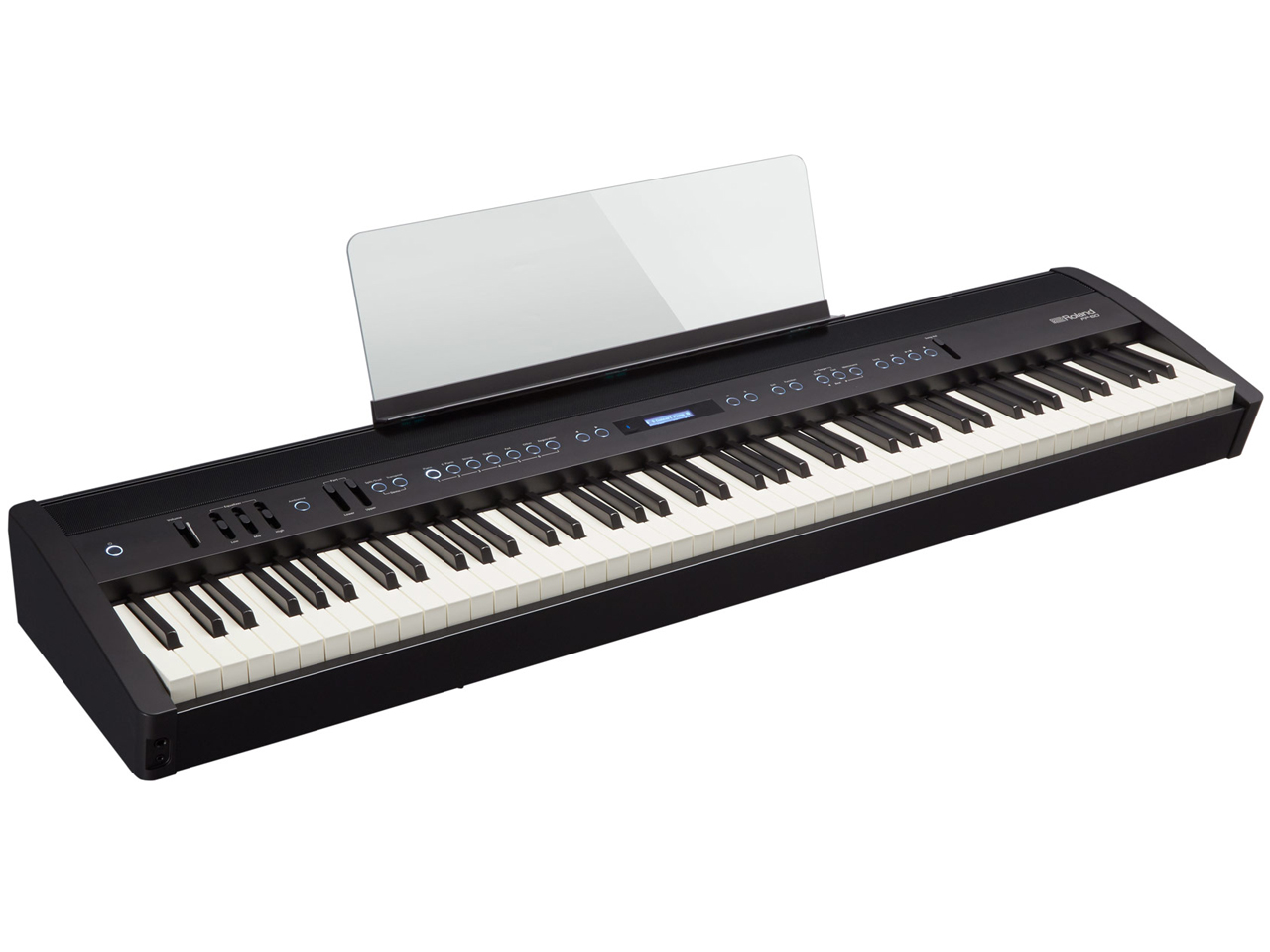 価格 Com 本体 譜面立て装着時 Roland Piano Digital Fp 60 Bk ブラック の製品画像