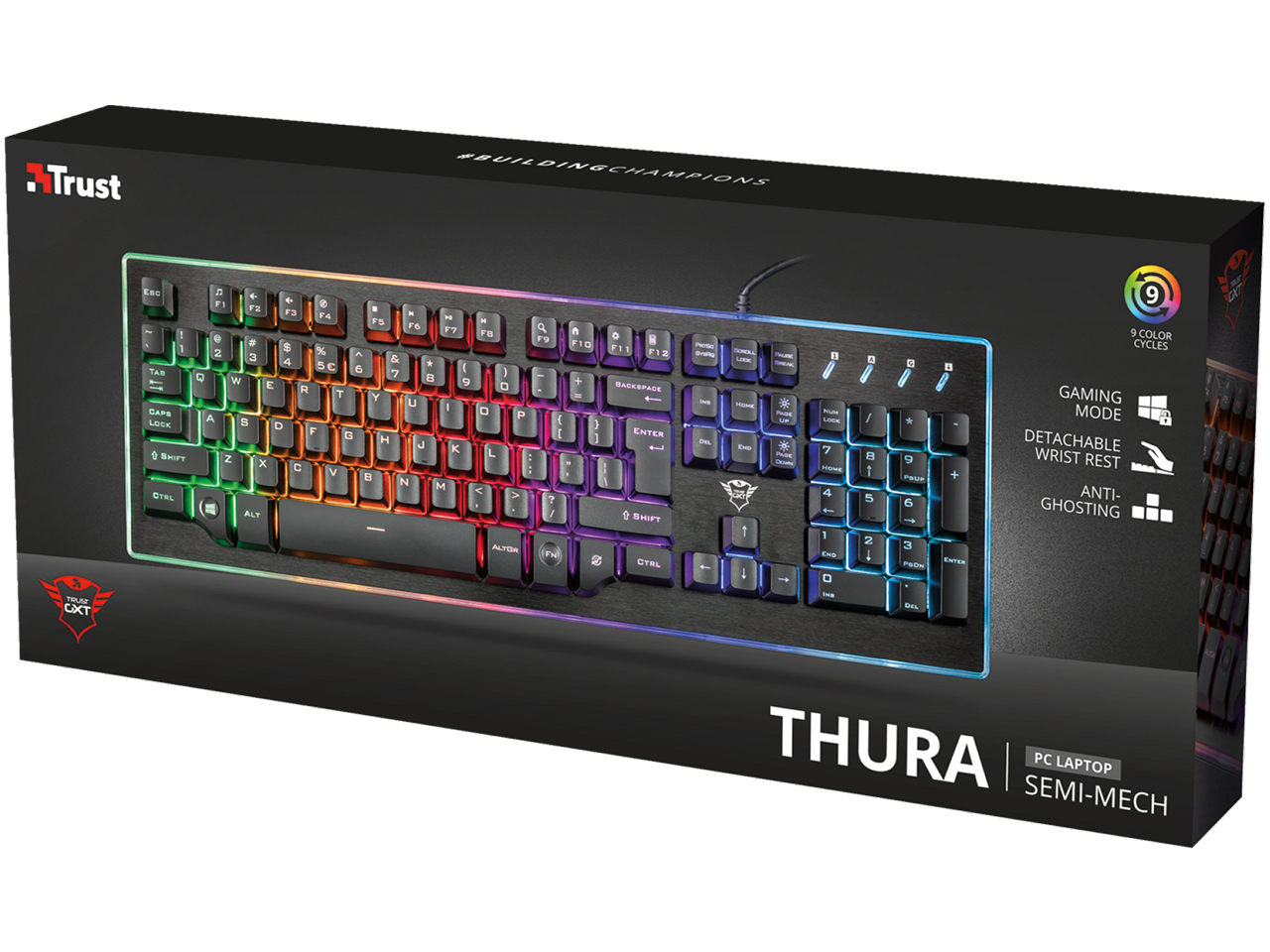 Trust Gaming GXT 860 Thura Semi-mechanical Keyboard 21839
