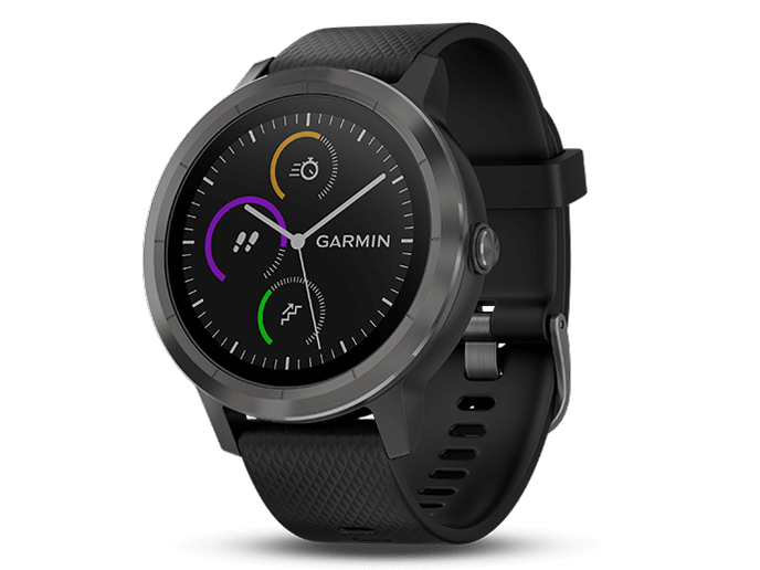 vivoactive 3 black with slate hardware