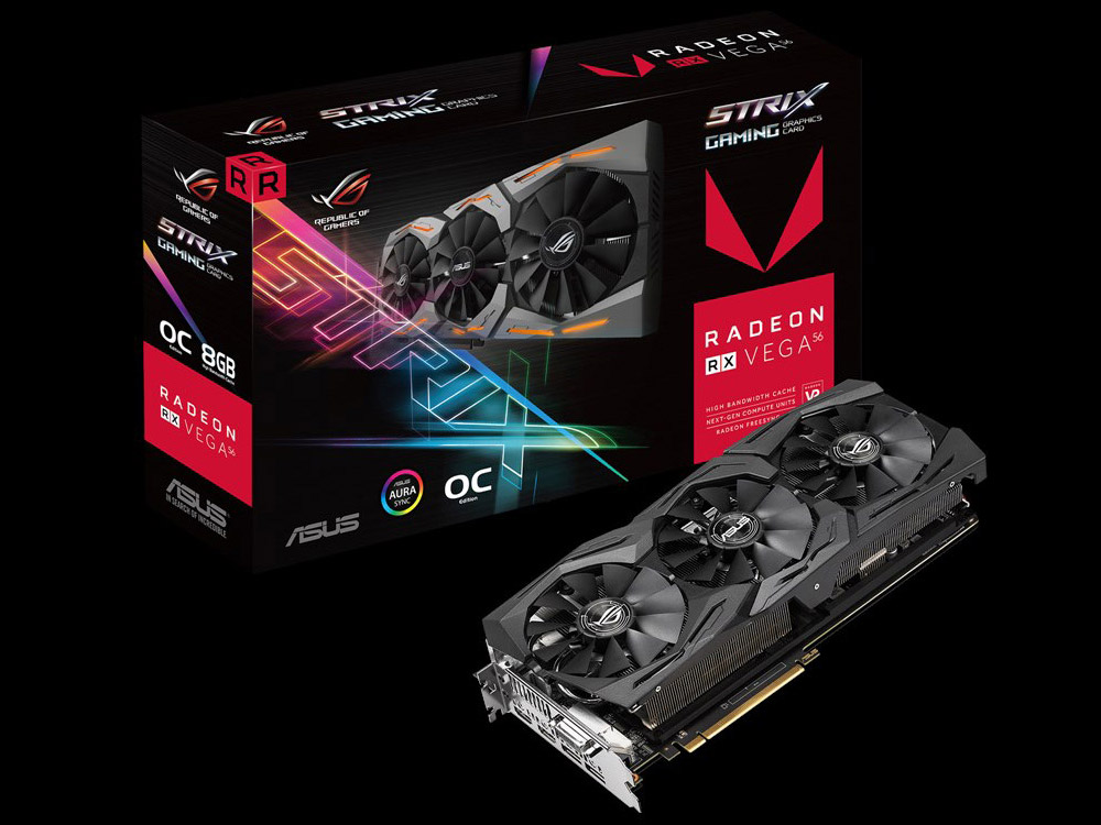 ROG-STRIX-RXVEGA56-O8G-GAMING [PCIExp 8GB] �̐��i�摜
