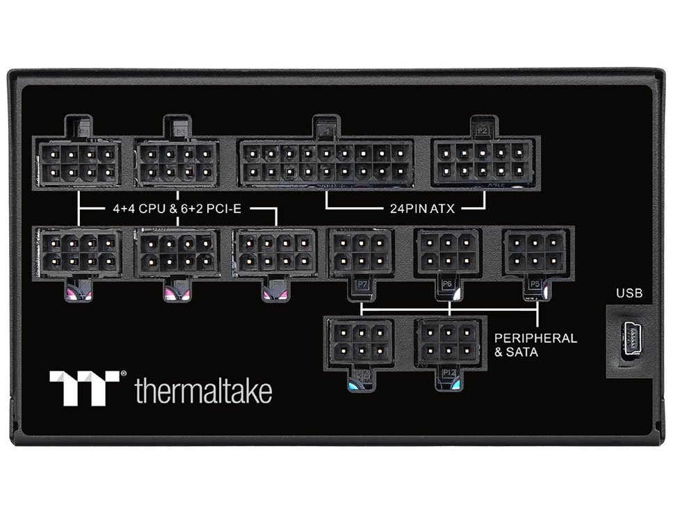 Toughpower iRGB PLUS 1200W PLATINUM PS-TPI-1200F2FDPJ-1 [Black]