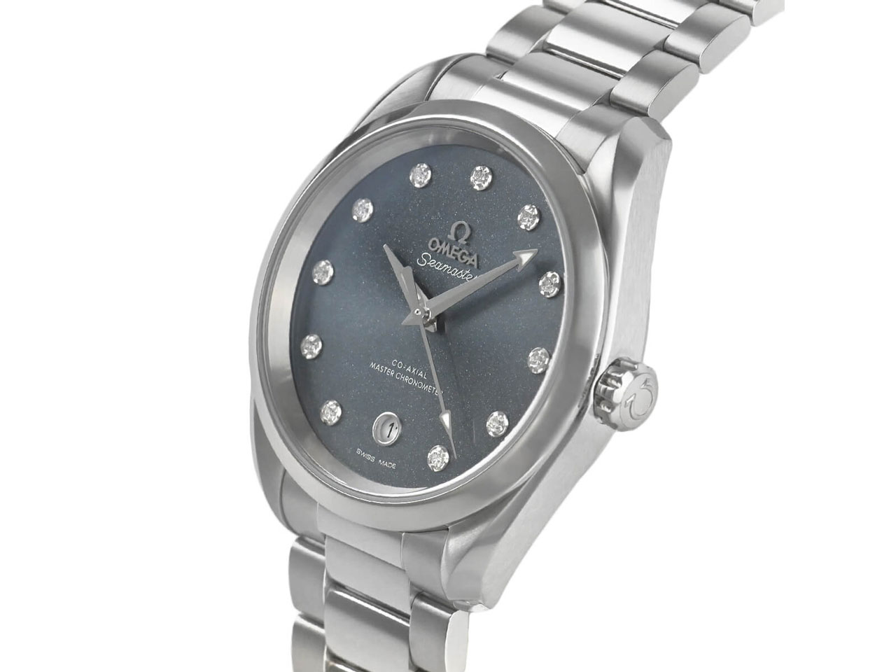 シーマスター アクアテラ 150M コーアクシャル マスター クロノメーター レディース 38 MM 220.10.38.20.53.001