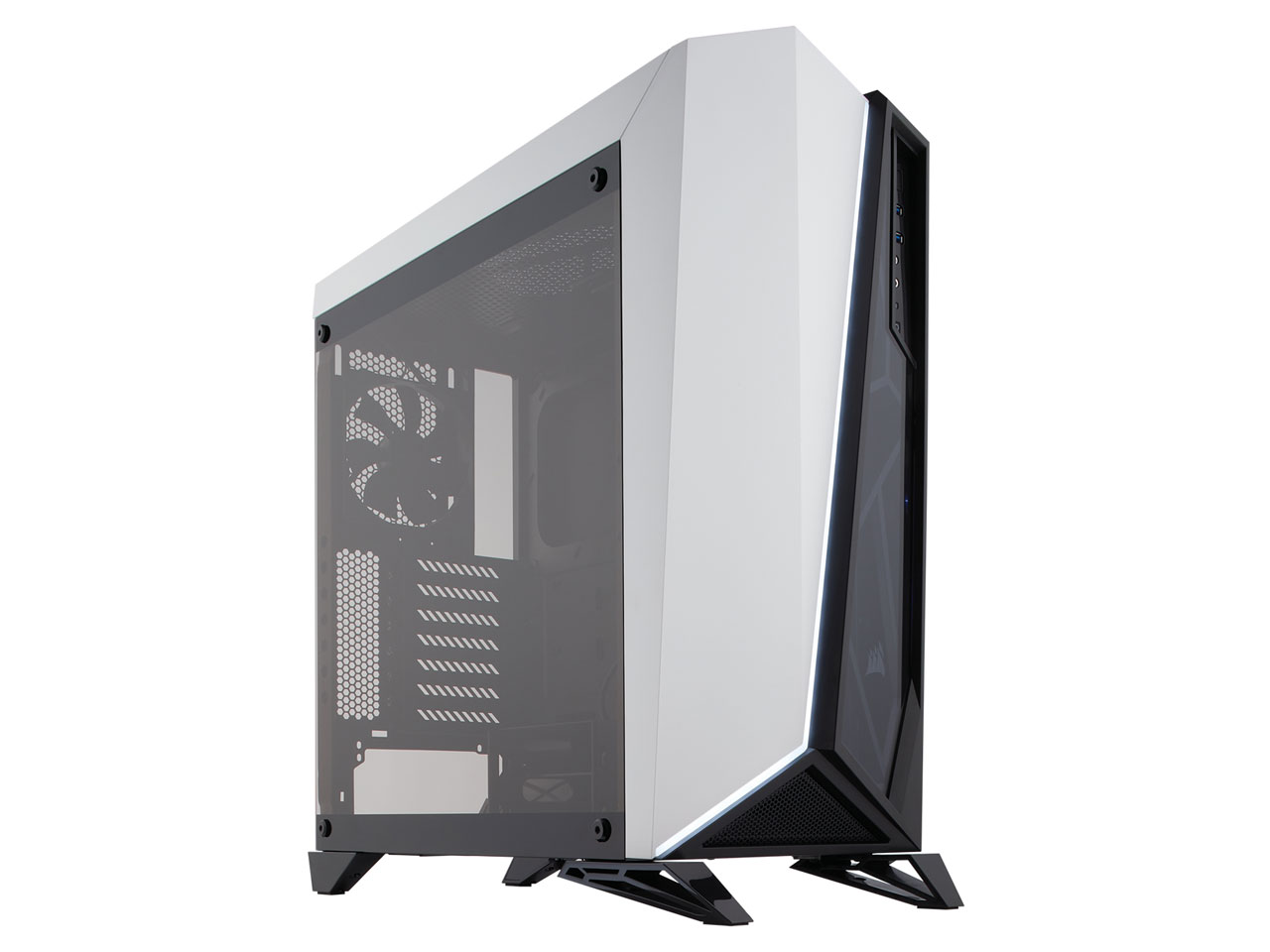 Carbide SPEC-OMEGA Tempered Glass CC-9011119-WW [�u���b�N/�z���C�g] �̐��i�摜