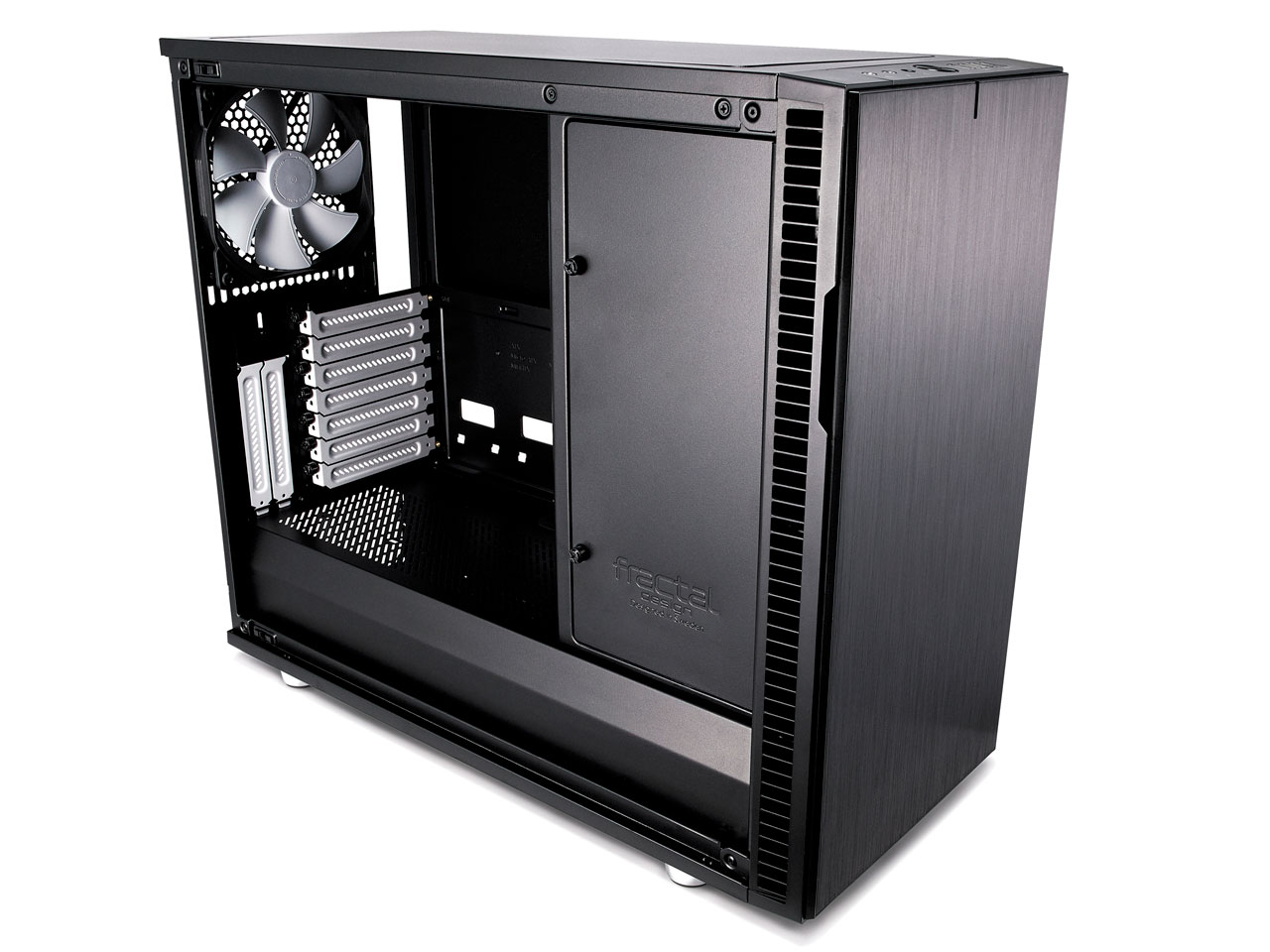 価格.com - 『本体 内部4』 Define R6 TG FD-CA-DEF-R6-BK-TG [ブラック] の製品画像