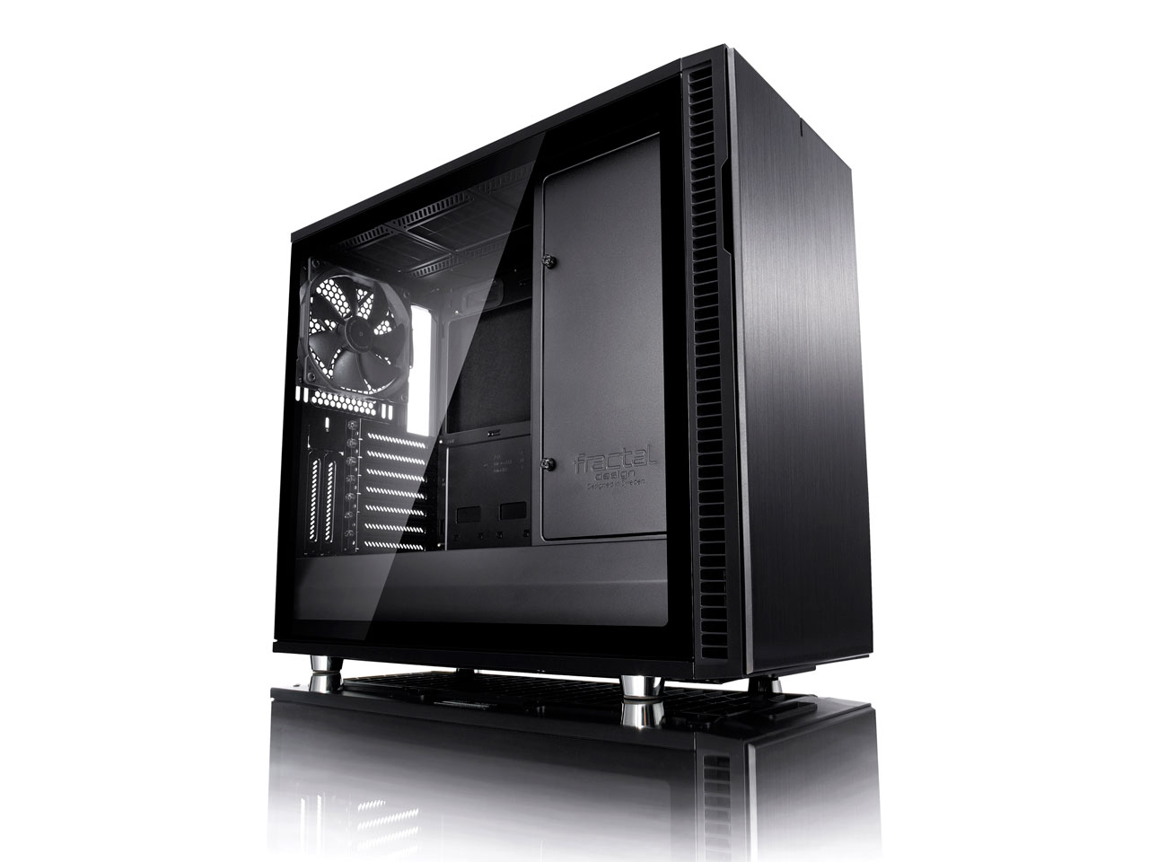 PCケース(自作PC用) Fractal Design Define R6 TG White Fractal Design、タワー型PCケース「Define R6」シリーズの