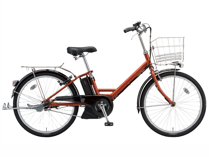 【52】電動自転車 ブリヂストン Assista オレンジ系 Panasonic ブリヂストン アシスタユニプレミア A4PC38 [F.Xガーネットオレンジ] +