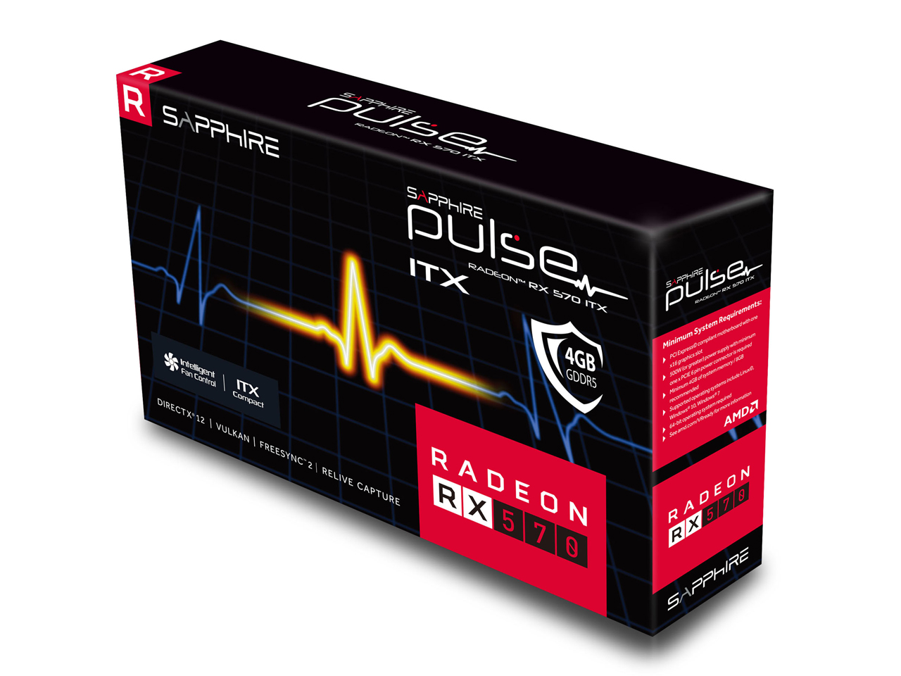 SAPPHIRE PULSE RADEON RX 570 ITX 4G GDDR5 [PCIExp 4GB]