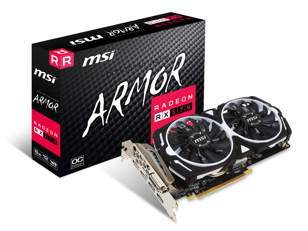 Radeon RX 570 ARMOR 8G OC [PCIExp 8GB] �̐��i�摜