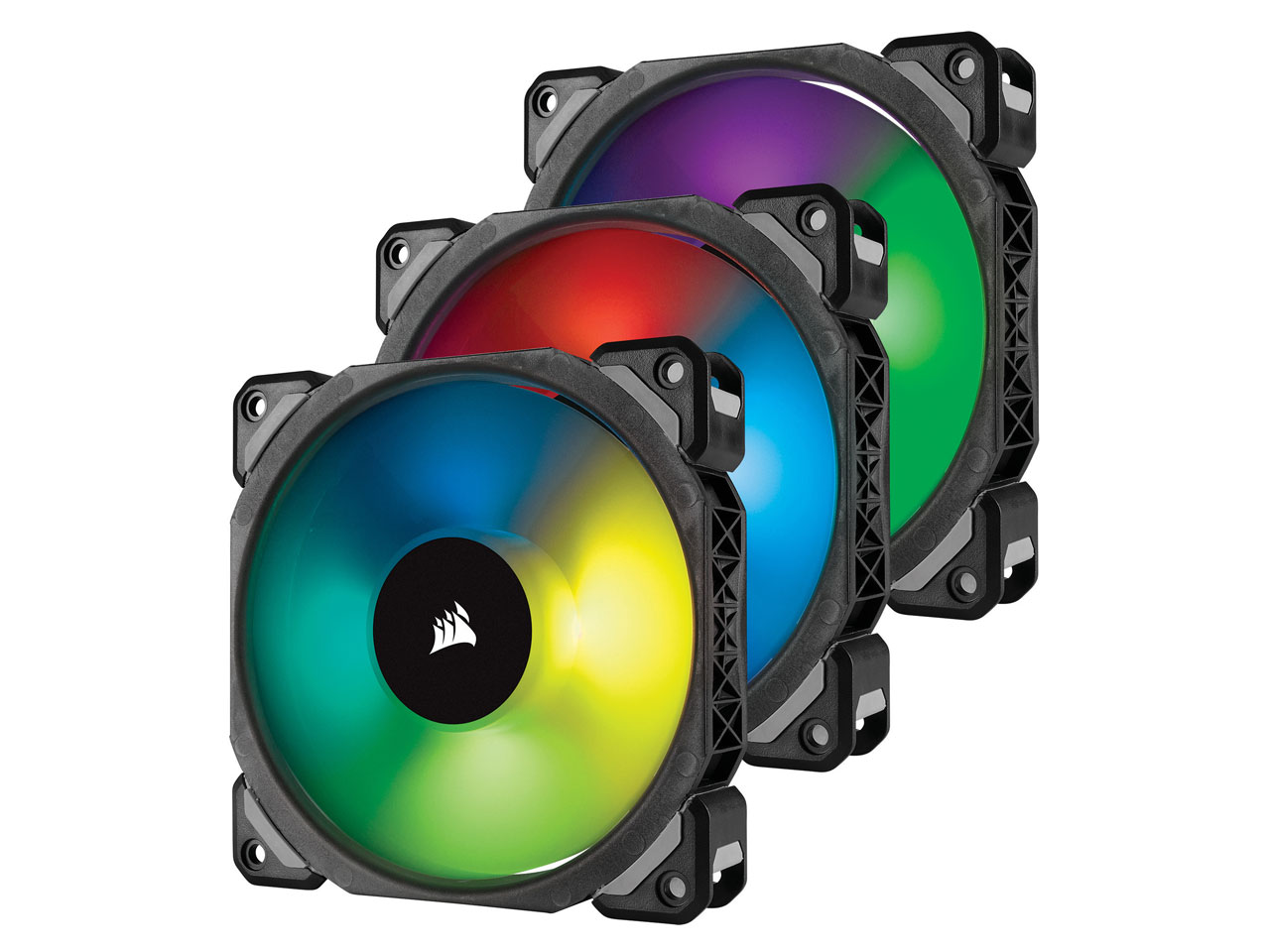 ML120 PRO RGB 3Fan Pack with Lighting Node PRO CO-9050076-WW �̐��i�摜