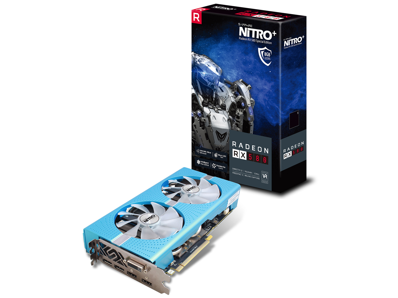SAPPHIRE NITRO+ RADEON RX 580 8G GDDR5 SPECIAL EDITION [PCIExp 8GB] �̐��i�摜