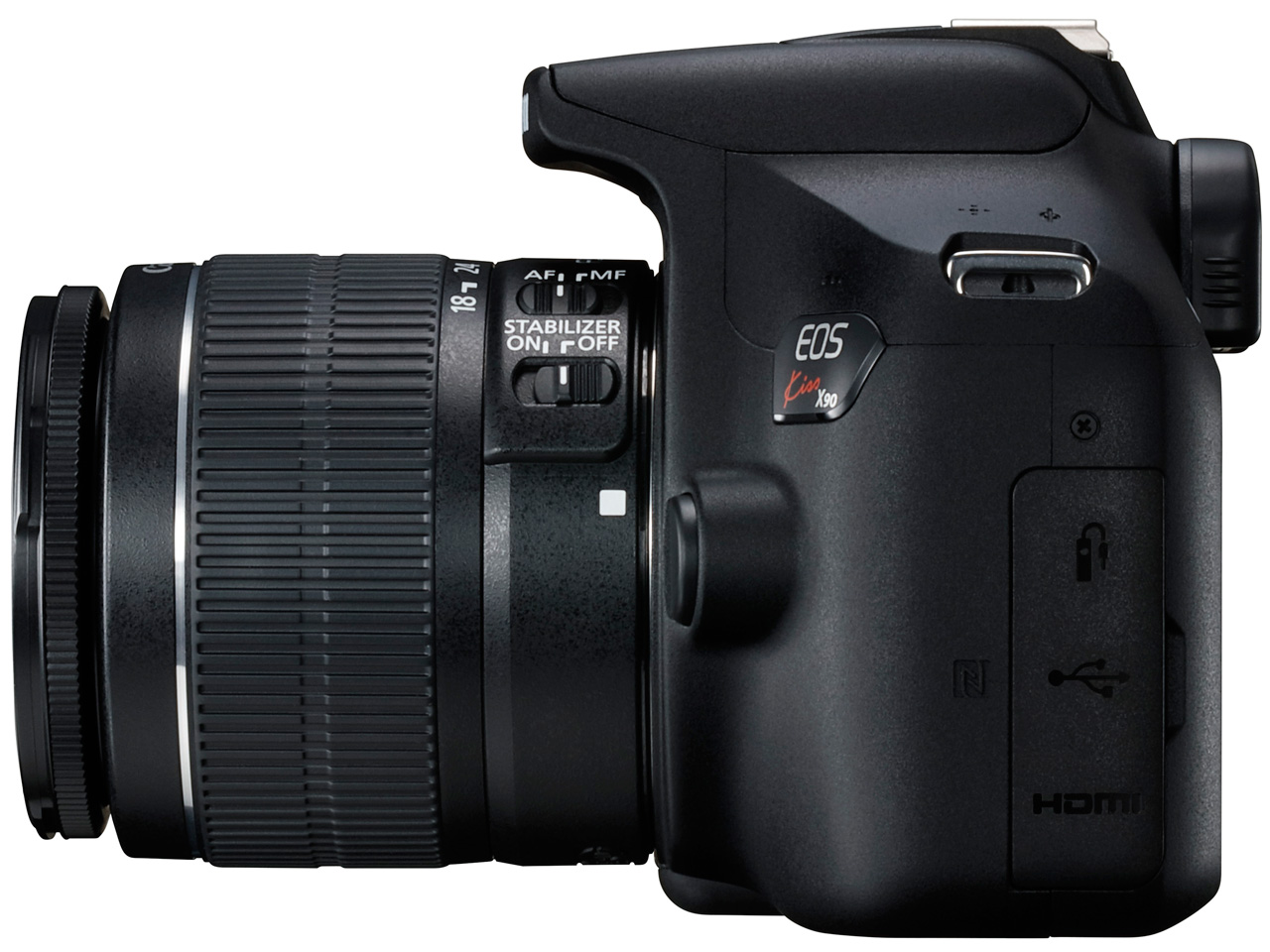価格.com - 『本体 右側面』 EOS Kiss X90 EF-S18-55 IS II レンズキット の製品画像