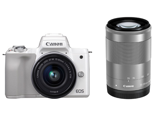 【美品】Canon EOS KISS M Wズームキット BK CANON EOS Kiss M ダブルズームキット 価格比較 - 価格.com