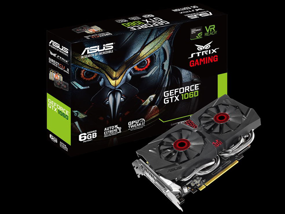 STRIX-GTX1060-DC26G [PCIExp 6GB] �̐��i�摜