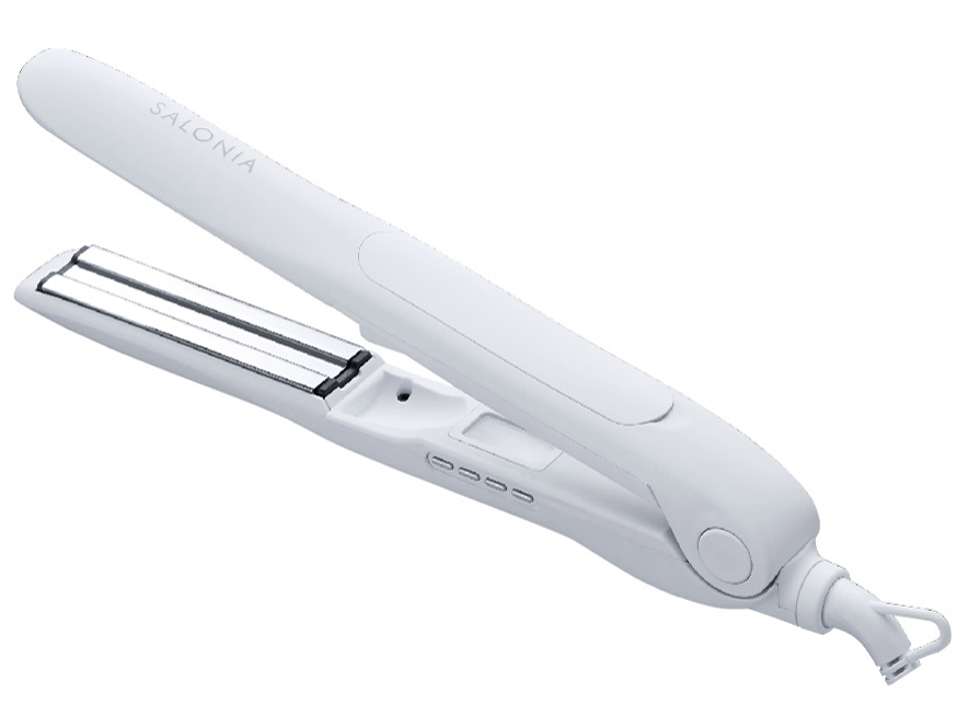 ヘアアイロン SALONIA SL-009STB I-ne SALONIA スチーム モイスチャー ストレートアイロン SL