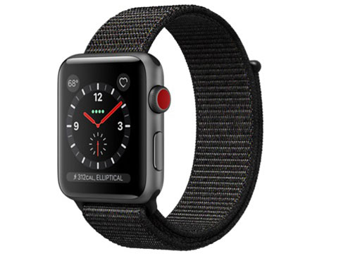 Apple Watch Series 3 GPS+Cellular���f�� 42mm MRQH2J/A [�u���b�N�X�|�[�c���[�v] �̐��i�摜