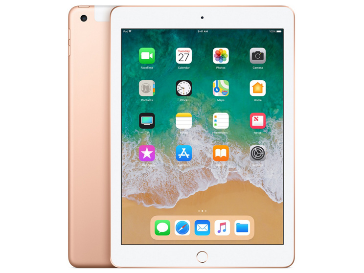 価格.com - iPad 9.7インチ Wi-Fi+Cellularモデル 128GB docomo [ゴールド] の製品画像