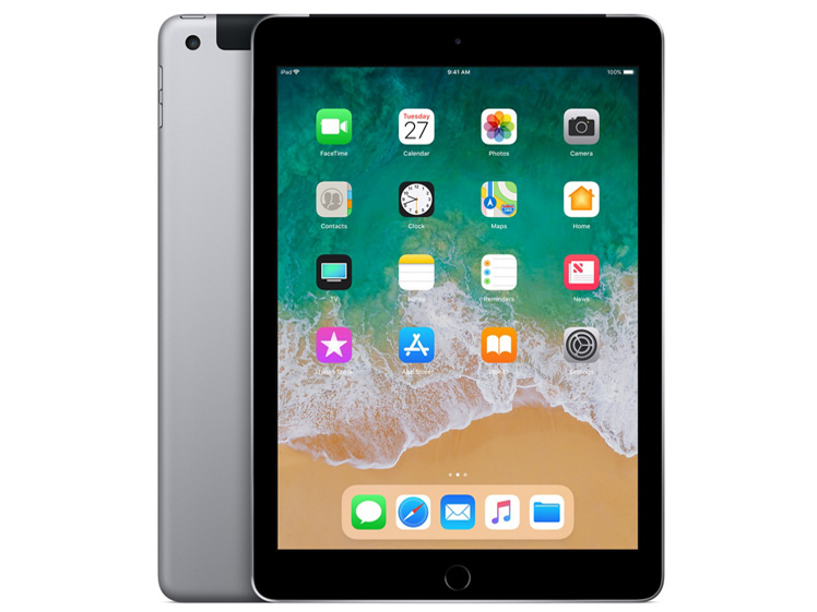 iPad 9.7�C���` Wi-Fi+Cellular���f�� 128GB docomo [�X�y�[�X�O���C] �̐��i�摜