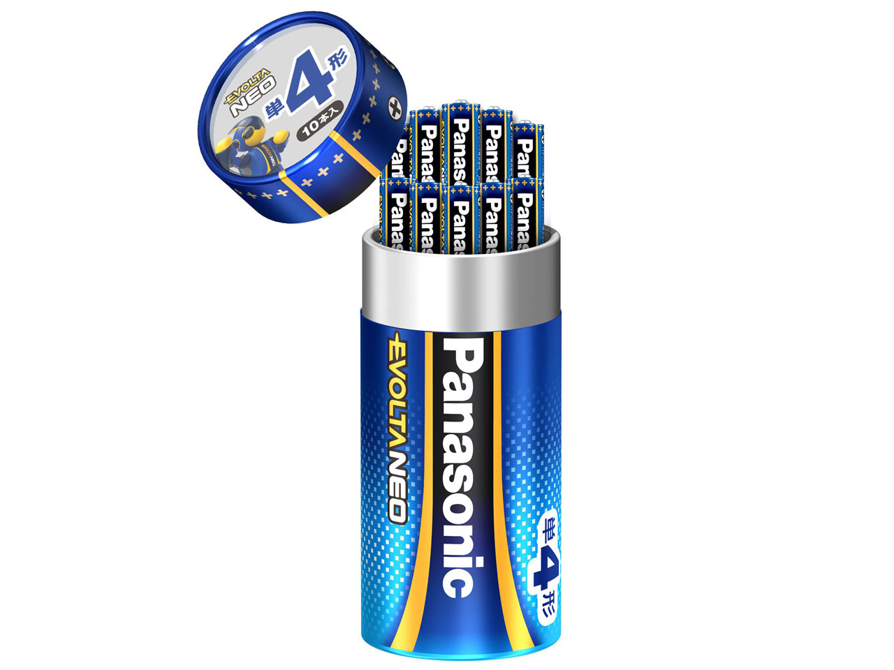 �G�{���^NEO���Ӄp�b�N �A���J�����d�r �P4�` 10�{�p�b�N LR03NJAN/10S �̐��i�摜