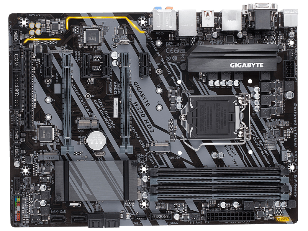 Gigabyte h370 hd3 совместимость процессоров