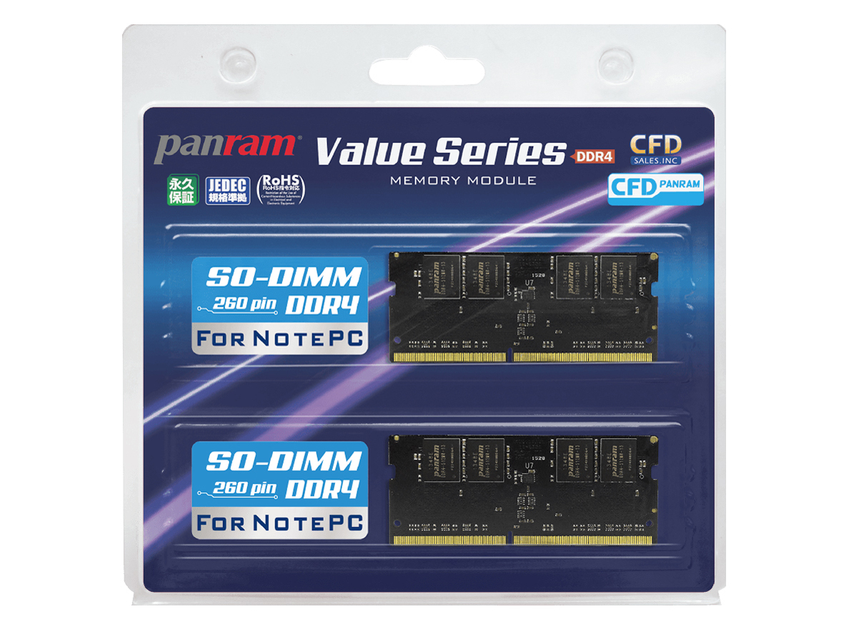W4N2400PS-8G [SODIMM DDR4 PC4-19200 8GB 2���g] �̐��i�摜
