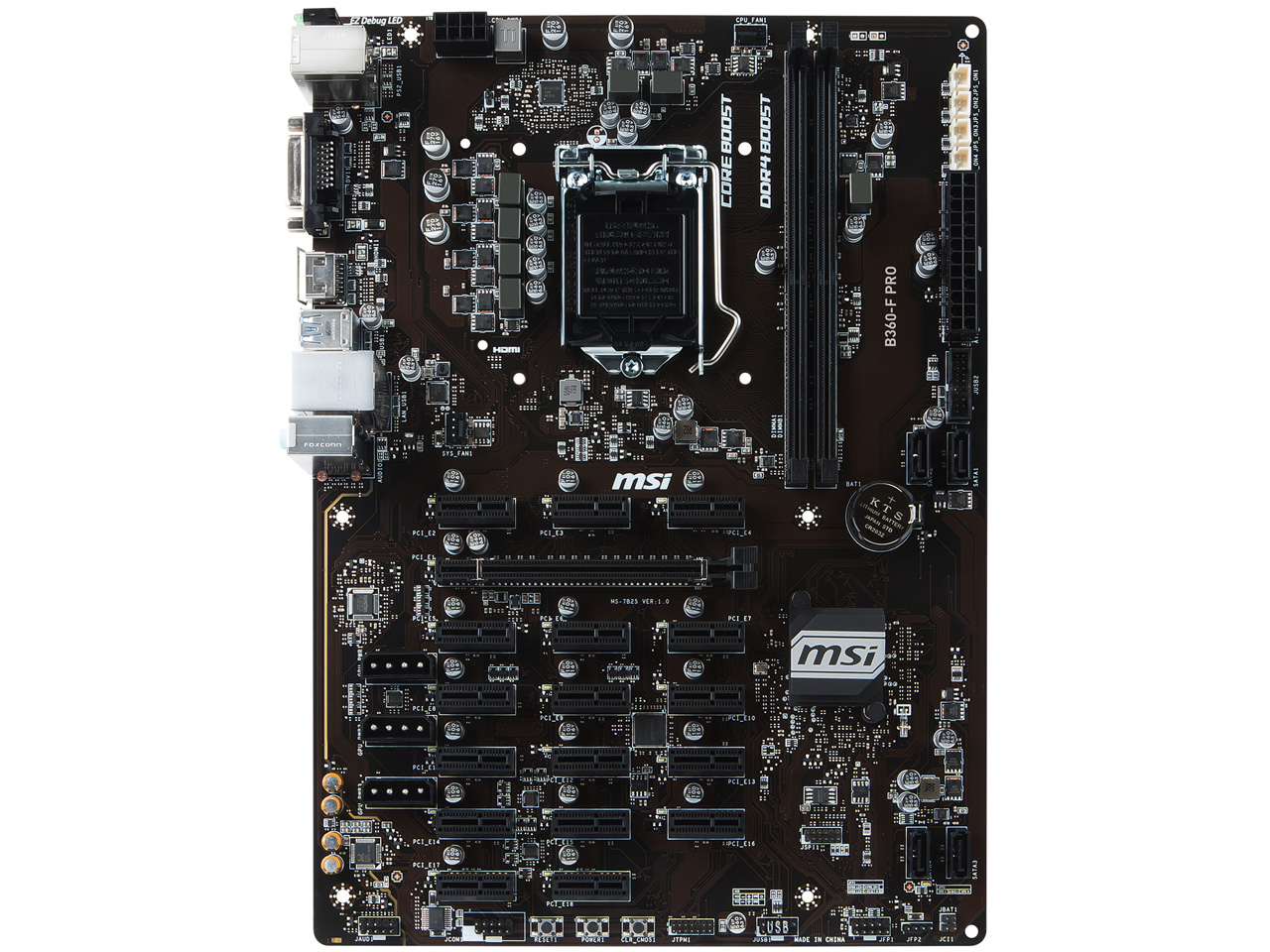 Msi b360 f pro не стартует