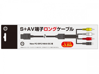 S+AV�[�q�����O�P�[�u��(NewFC/SFC/N64/GC�p) CC-MLLSC-BK [3m]