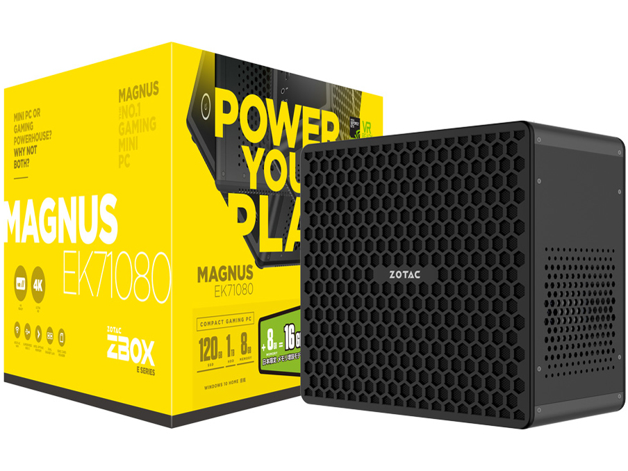 ZOTAC ZBOX MAGNUS EK71080 ZBOX-EK71080-J-W2B-16GB