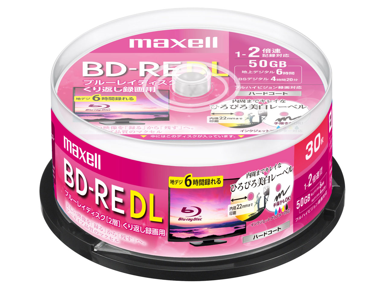 BEV50WPE.30SP [BD-RE DL 2�{�� 30���g] �̐��i�摜