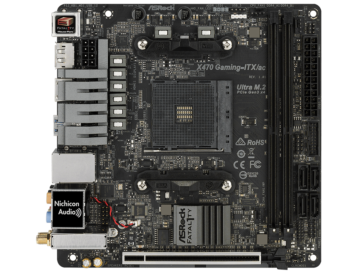 Fatal1ty X470 Gaming-ITX/ac �̐��i�摜