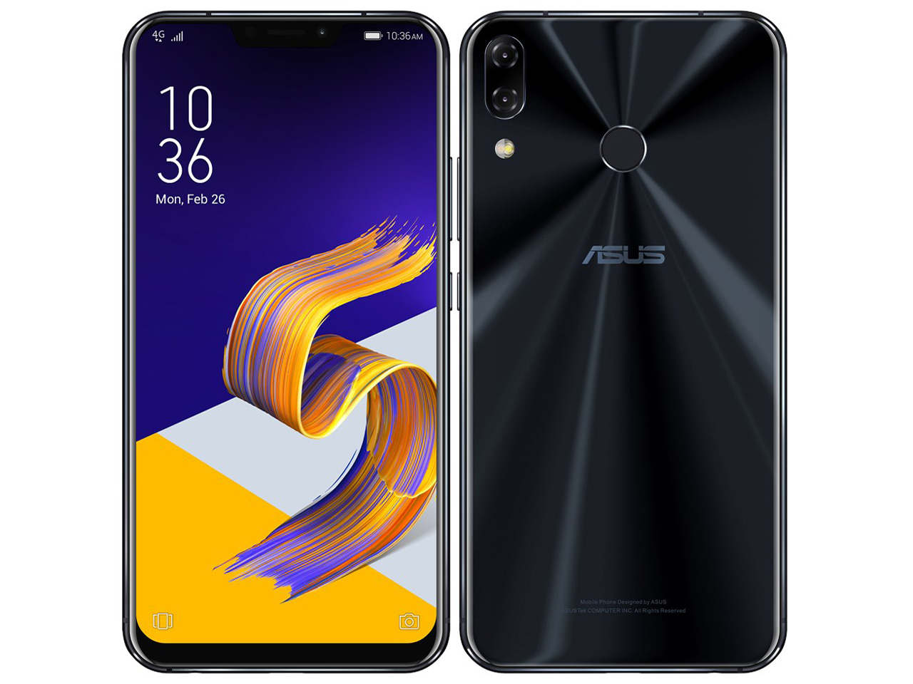 ZenFone 5Z SIM�t���[ [�V���C�j�[�u���b�N] �̐��i�摜